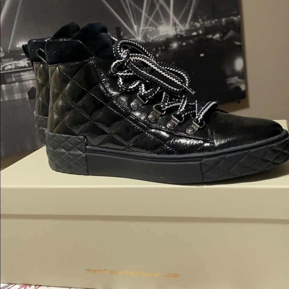 Marc Fisher Dulce Lace-Up High Top Sneaker